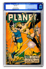 PLANET COMICS #46 JANUARY 1947 CGC 7.5 CREAM TO OFF-WHITE PAGES.