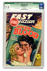 FAST FICTION #2 NOVEMBER 1949 CGC 7.0 QUALIFIED WHITE PAGES VANCOUVER COPY.