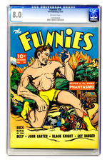 FUNNIES #50 DECEMBER 1940 CGC 8.0 OFF-WHITE PAGES.