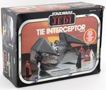 STAR WARS: RETURN OF THE JEDI (1984) - TIE INTERCEPTOR VEHICLE BOXED SHIP.