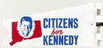 CITIZENS FOR KENNEDY PORTRAIT CAR ANTENNA FLAG.