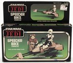 STAR WARS: RETURN OF THE JEDI (1983) - SPEEDER BIKE VEHICLE FACTORY SEALED IN BOX.