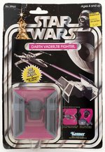 STAR WARS (1978) - DARTH VADER TIE FIGHTER DIE-CAST 21 BACK VEHICLE ON CARD.