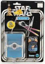 STAR WARS (1978) - IMPERIAL TIE FIGHTER DIE-CAST 12 BACK VEHICLE ON CARD.