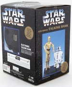STAR WARS (1995) - ELECTRONIC C-3PO & R2-D2 BANK IN BOX.