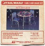 STAR WARS: RETURN OF THE JEDI - TABLE AND CHAIRS SET UNUSED IN BOX.