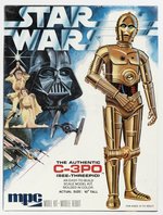 MPC STAR WARS AUTHENTIC C-3PO (SEE THREEPIO) FACTORY SEALED MODEL KIT.