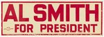 AL SMITH FOR PRESIDENT LICENSE ATTACHMENT.