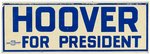 HOOVER FOR PRESIDENT LICENSE ATTACHMENT.