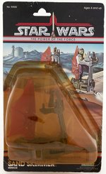 STAR WARS: THE POWER OF THE FORCE (1984) - ONE-MAN SAND SKIMMER VEHICLE ON CARD.