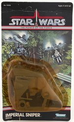 STAR WARS: THE POWER OF THE FORCE (1984) - IMPERIAL SNIPER VEHICLE ON CARD.