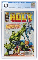 INCREDIBLE HULK #449 JANUARY 1997 CGC 9.8 NM/MINT (FIRST THUNDERBOLTS).