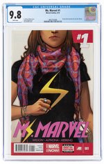 MS. MARVEL VOL. 3 #1 APRIL 2014 CGC 9.8 NM/MINT (KAMALA KHAN BECOMES MS. MARVEL).