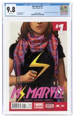 MS. MARVEL VOL. 3 #1 APRIL 2014 CGC 9.8 NM/MINT (KAMALA KHAN BECOMES MS.MARVEL).