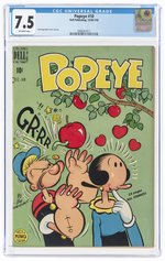 POPEYE #10 DECEMBER 1949-JANUARY 1950 CGC 7.5 VF-.