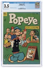 POPEYE #25 JULY-SEPTEMBER 1953 CGC 3.5 VG-.