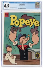 POPEYE #29 JULY-SEPTEMBER 1954 CGC 4.5 VG+.