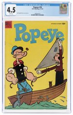 POPEYE #30 SEPTEMBER-NOVEMBER 1954 CGC 4.5 VG+.