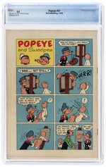 POPEYE #31 JANUARY-MARCH 1955 CGC 5.0 VG/FINE.