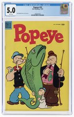 POPEYE #33 JULY-SEPTEMBER 1955 CGC 5.0 VG/FINE.