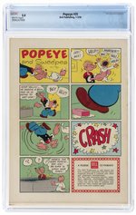 POPEYE #35 JANUARY-MARCH 1956 CGC 5.0 VG/FINE.