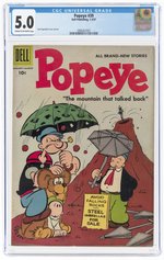 POPEYE #39 JANUARY-MARCH 1957 CGC 5.0 VG/FINE.