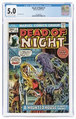 DEAD OF NIGHT #1 DECEMBER 1973 CGC 5.0 VG/FINE.