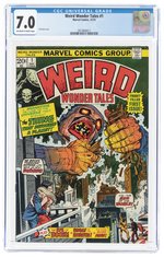 WEIRD WONDER TALES #1 DECEMBER 1973 CGC 7.0 FINE/VF.