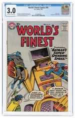 WORLD'S FINEST COMICS #99 FEBRUARY 1959 CGC 3.0 GOOD/VG.