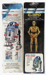 MPC STAR WARS AUTHENTIC R2-D2 & C-3PO FACTORY SEALED MODEL KITS.