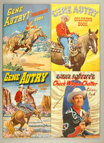 GENE AUTRY COLORING BOOKS.