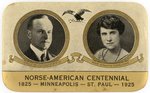 CALVIN AND GRACE COOLIDGE NORSE AMERICAN CENTENNIAL 1925 MN MIRROR.