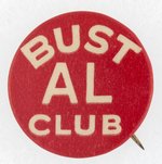 HOOVER: CLASSIC BUST AL CLUB BUTTON.