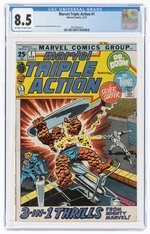 MARVEL TRIPLE ACTION #1 FEBRUARY 1972 CGC 8.5 VF+.