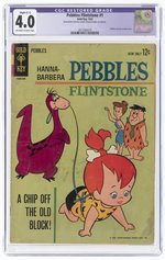 PEBBLES FLINTSTONE #1 SEPTEMBER 1963 CGC RESTORED 4.0 SLIGHT (C-1) VG.