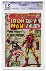 TALES OF SUSPENSE #59 NOVEMBER 1964 CGC RESTORED 2.5 SLIGHT (C-1) GOOD+.