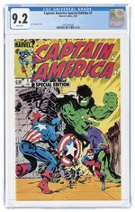 CAPTAIN AMERICA SPECIAL EDITION #1 FEBRUARY 1984 CGC 9.2 NM-.