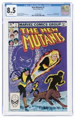 NEW MUTANTS #1 MARCH 1983 CGC 8.5 VF+.