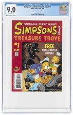 SIMPSONS COMICS TREASURE TROVE #1 2008 CGC 9.0 VF/NM.