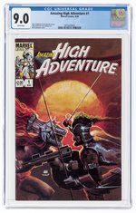 AMAZING HIGH ADVENTURES #1 AUGUST 1984 CGC 9.0 VF/NM.