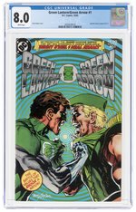 GREEN LANTERN/GREEN ARROW #1 OCTOBER 1983 CGC 8.0 VF.