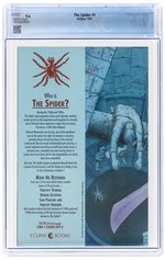 THE SPIDER #1 1991 CGC 9.6 NM+.