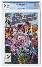 WEST COAST AVENGERS #2 NOVEMBER 1985 CGC 9.2 NM-.