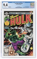 INCREDIBLE HULK #250 AUGUST 1980 CGC 9.4 NM.