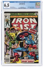 IRON FIST #12 APRIL 1977 CGC 6.5 FINE+.