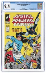 JUSTICE MACHINE ANNUAL #1 1983 CGC 9.4 NM.