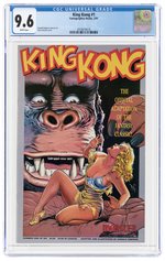 KING KONG #1 FEBRUARY 1991 CGC 9.6 NM+.