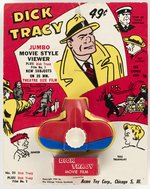 DICK TRACY JUMBO STYLE MOVIE VIEWER ON STORE CARD.