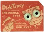 DICK TRACY HYPNOTIC INFLUENCE EYES ON CARD.