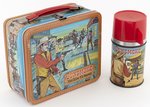 GUNSMOKE - MATT DILLON U.S. MARSHAL METAL LUNCHBOX WITH THERMOS.